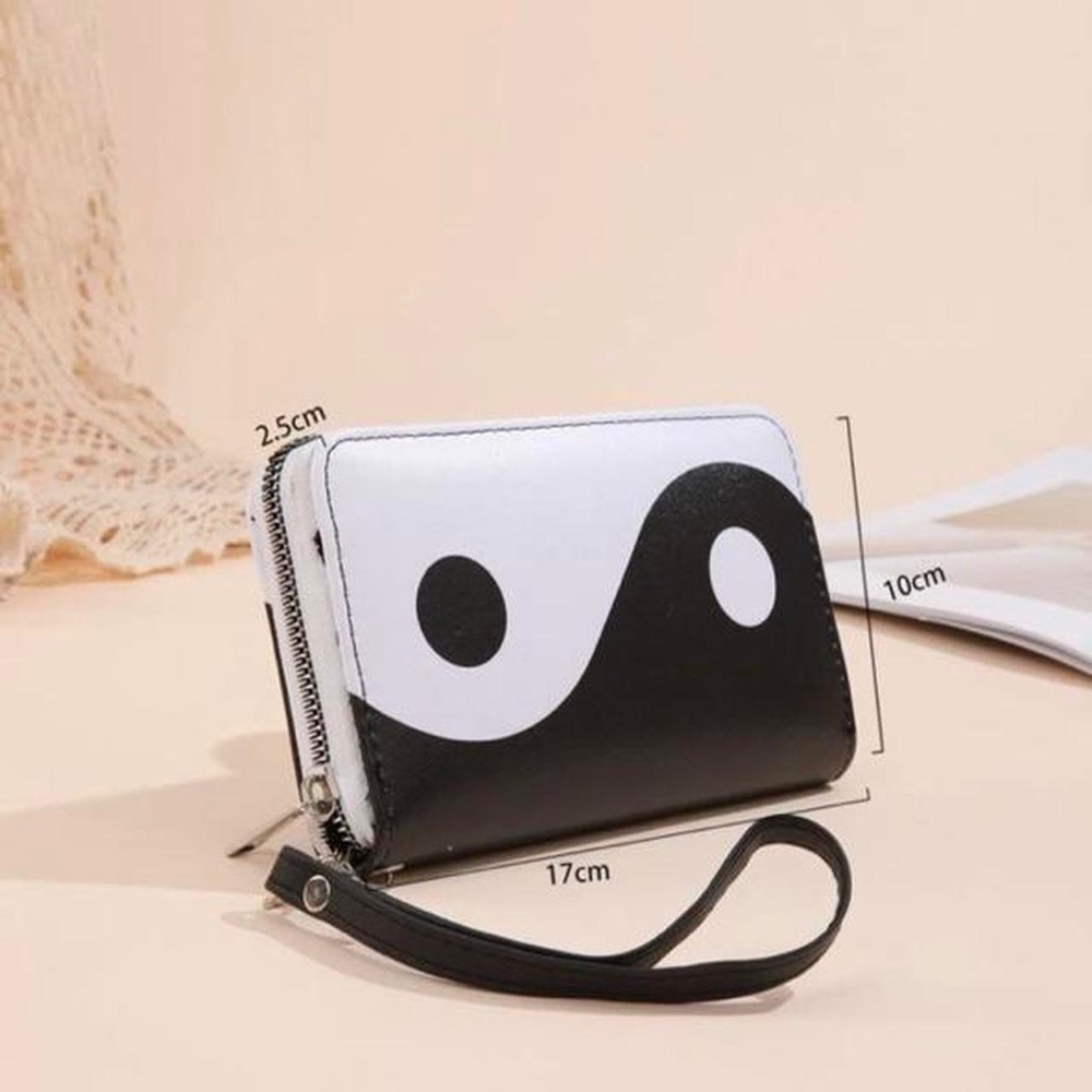 Bundle Yin & Yang Clutch & coin keychain